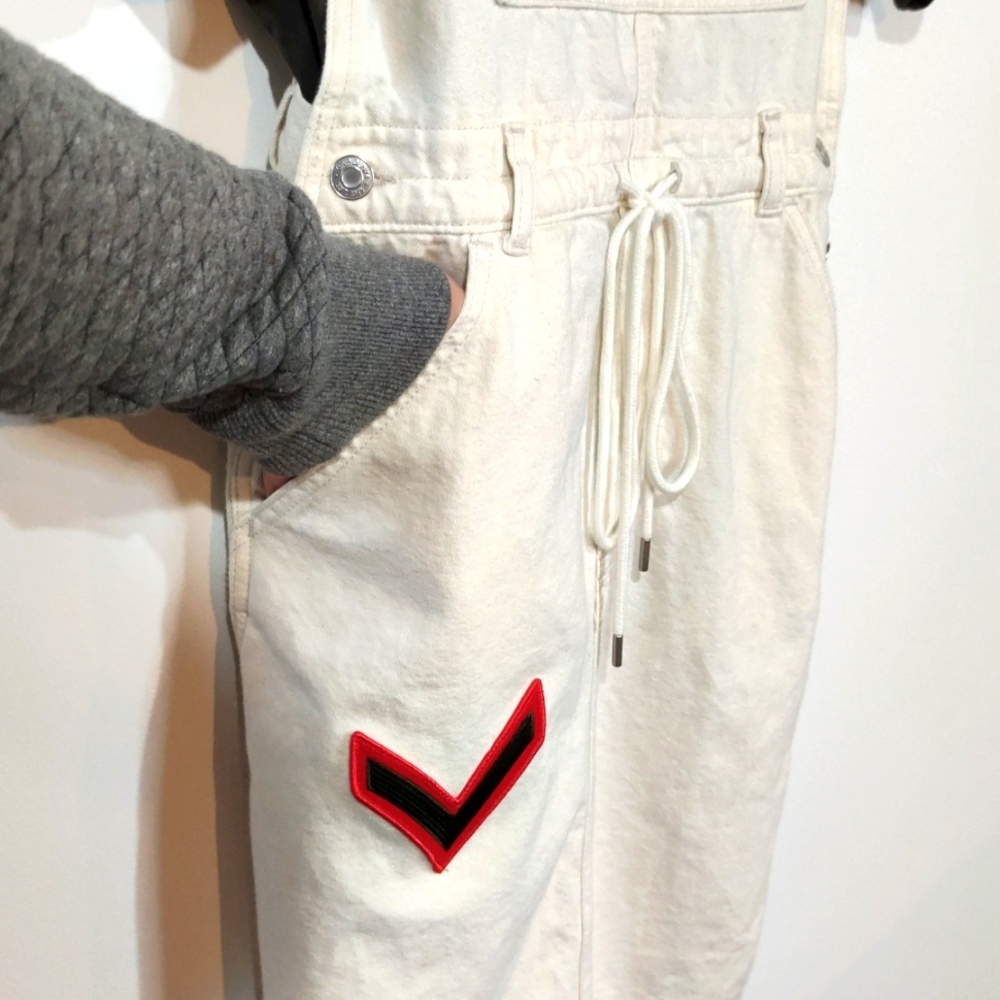 Jumper Gap Denim Dress Overalls Coveralls size Med Pockets Adjustable straps - Picture 6 of 16